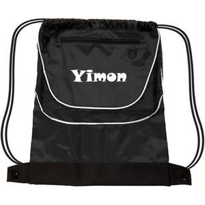 Style of Tournament Polyester Drawstring Backpacks