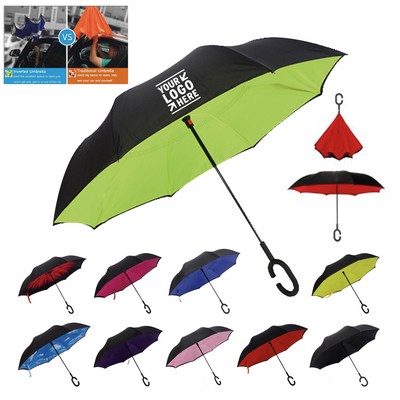 32" Arc Reverse Umbrella with Wrist Handle
