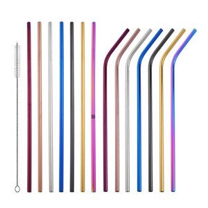 Stainless Steel Straws with Brush