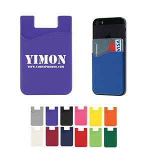 Promotional Cheap Silicone Phone Wallets in PMS