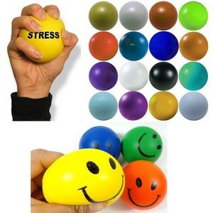 Customized Smile PU Foam Stress Reliever Squeeze Toy