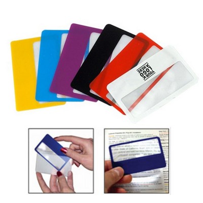 Credit Card Size Magnifier/ Bookmark