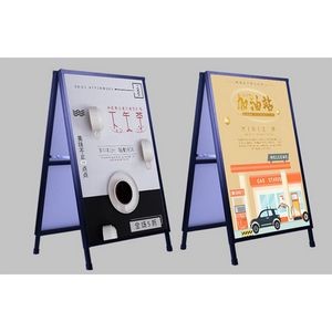 A-Frame Sign display with 2 Sign Posters