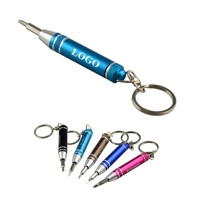 3-In-1 Screwdriver With Keychain/Ring