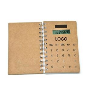 Notebook With Thin Solar Calculator
