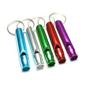 Aluminum Whistle W/Key Ring