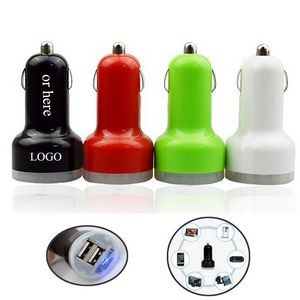 Car Charger W/Two Outputs