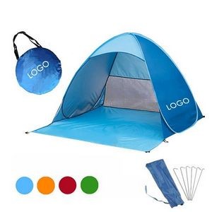 Self-Expanding Portable Beach Tent Pop-Up Sun Shelter