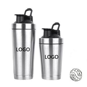 Stainless Steel Shaker Bottle Protein Mixing Cup