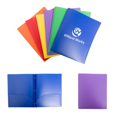Plastic File Document Pocket Folder (A4 Size)