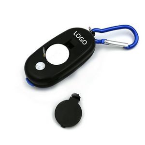 COB LED Keychain Flashlight With Carabiner