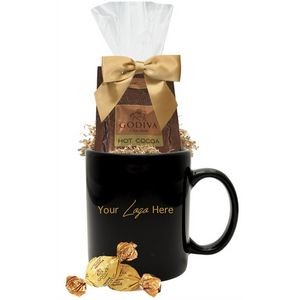 Godiva Cocoa & Truffles Gift Mug (black)
