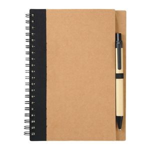 Spiral Notebook with Pen 5" x 7" Eco Friendly