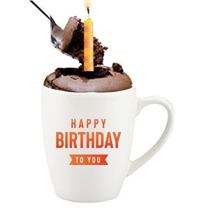 Happy Birthday Cake in a Mug Gift Set