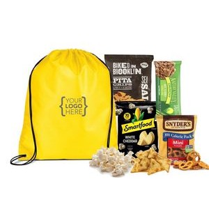 Sports Bottle, Bag and Snacks