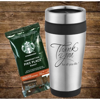 Thank You Starbucks Coffee Tumbler