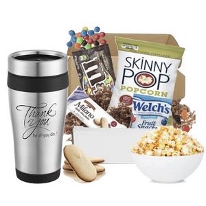 Thank You Tumbler with Snacks Boxed