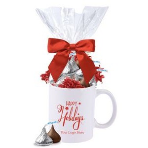 Chocolate Hershey Kisses Gift Mug (White)