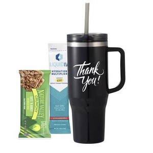 Eco Friendly Tumbler with Hydrate Stick & Granola Bar
