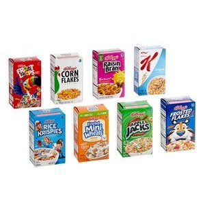 Assorted Cereal Boxes