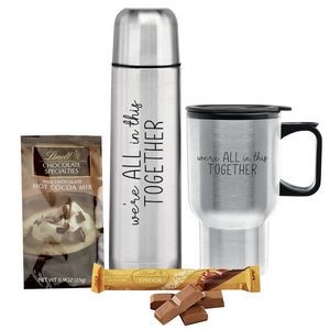 Thermos & Tumbler Gift Set with Lindt