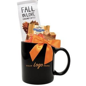 Fall Cocoa & Chocolate Gift Mug (black)