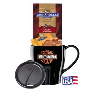 Made in USA Mug with Cocoa & Chocolate (Black)