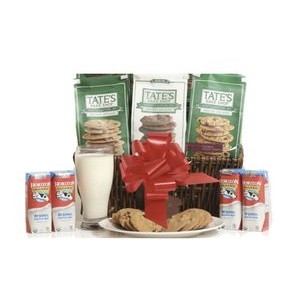 Cookies and Milk Gift Basket (Brown)
