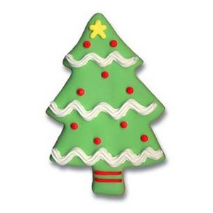 Jumbo Holiday X-Mas Tree Cookie