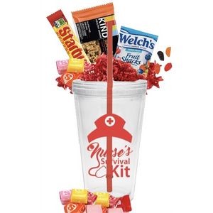 Awesome Nurse Candy Tumbler Cup (Clear)