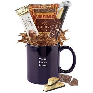 Godiva Coffee with Chocolates Black Gift Mug