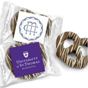 Custom Chocolate Pretzel With Logo