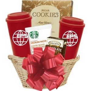 Tumblers & Coffee Gift Basket