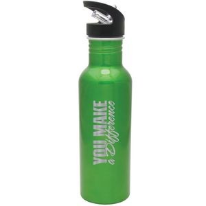 Laser Etched Bottle w/ Retractable Straw 27oz