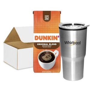 Dunkin Coffee with Branded Tumbler