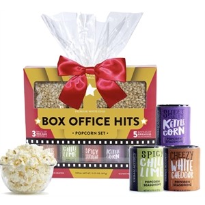 Box Office Hits! Movie Night Popcorn & Toppings Kit