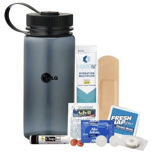 Low Minimum - Hangover Kit inside 27 oz Water Bottle