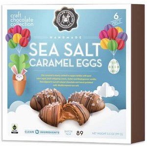 Chocolate Caramel Eggs Sea Salt