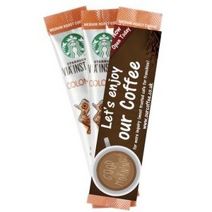 Starbucks Instant Coffee Stick with Full Color Wrap