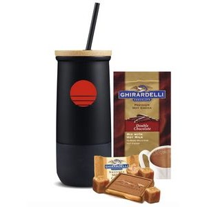 Stainless Tumbler with Cocoa & Chocolate