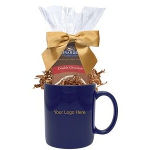 Hot Cocoa Gift Mug (Blue)