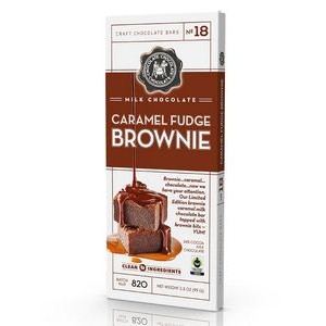Milk Chocolate Bar Caramel Fudge Brownie