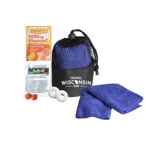Micro Travel Towel and Survival Pouch