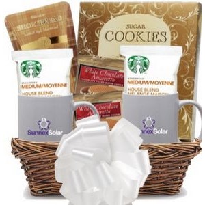 Mug & Coffee Gift Basket (Gray)