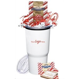 Holiday Peppermint Cocoa & Chocolate Gift Tumbler