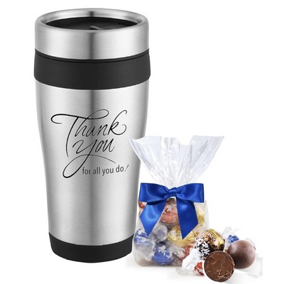 Thank You Tumbler with Lindt Truffles