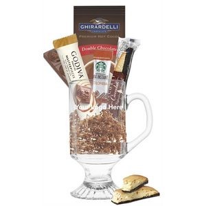 Best of Godiva, Starbucks, & Ghirardelli Glass Gift Mug