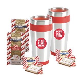 Holiday Cocoa & Chocolate with 2-Tumblers