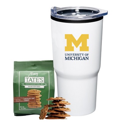 Tate's Cookies with Branded Stainless Tumbler