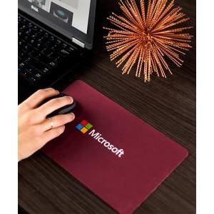 Travel Soft™ Mouse Pad/Microfiber Cleaning Cloth & Keyboard Protector